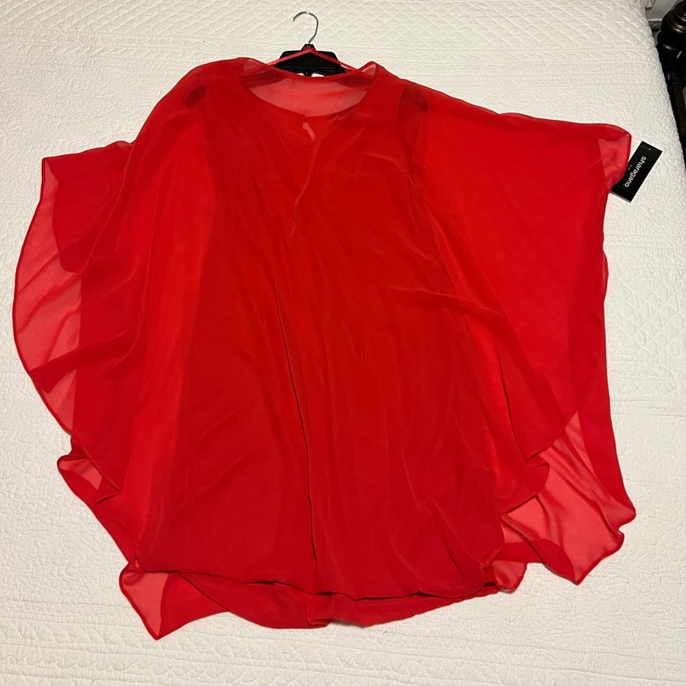Sharagano red dress. Size 10.